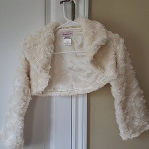 American Girl faux fur jacket